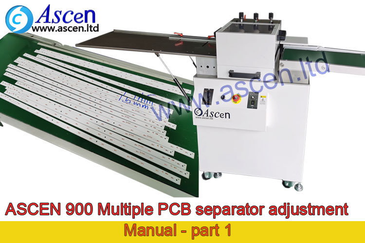 Multi panel PCB depaneling machine