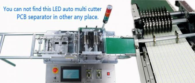 T8 T5 V Cut PCB Depaneling Machine Multi Slitters For LED Lighting Assembly