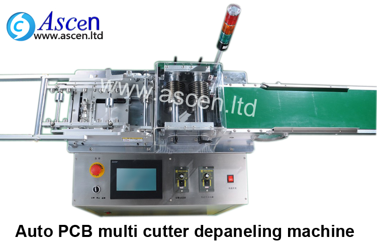 multi-strip PCB trimming process depaneling machine