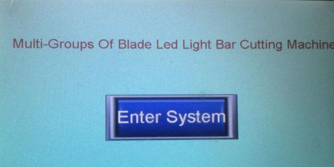 LED Lighting Tube Panel PCB Cutter Machine Programing Control 10 Pairs Blades