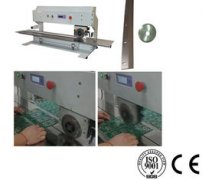 Fully Automatic V Cut PCB Separator Upper Circular Blade Moving With Feed Mode