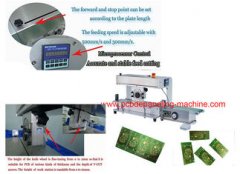 Automatic V Scroing PCB Depaneling Tool With Adjustable Conveyor Belt